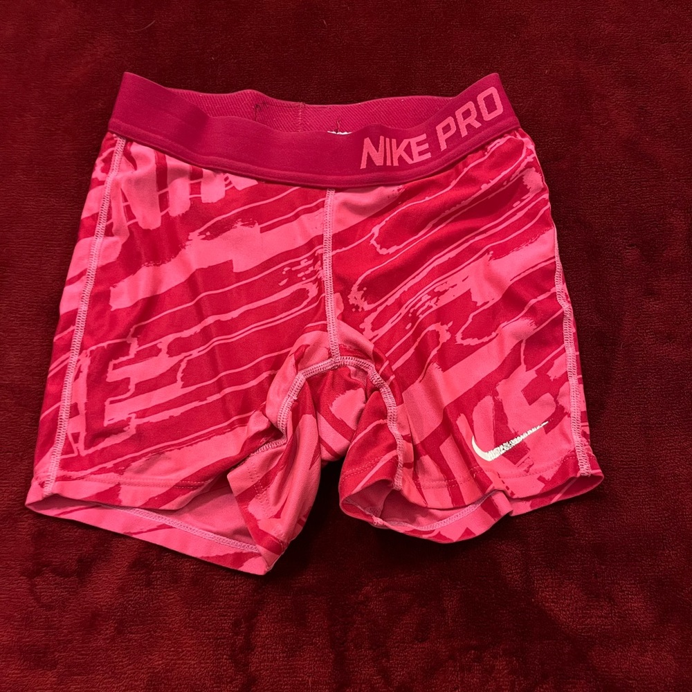 Pink & Red Nike Pros Women’s M